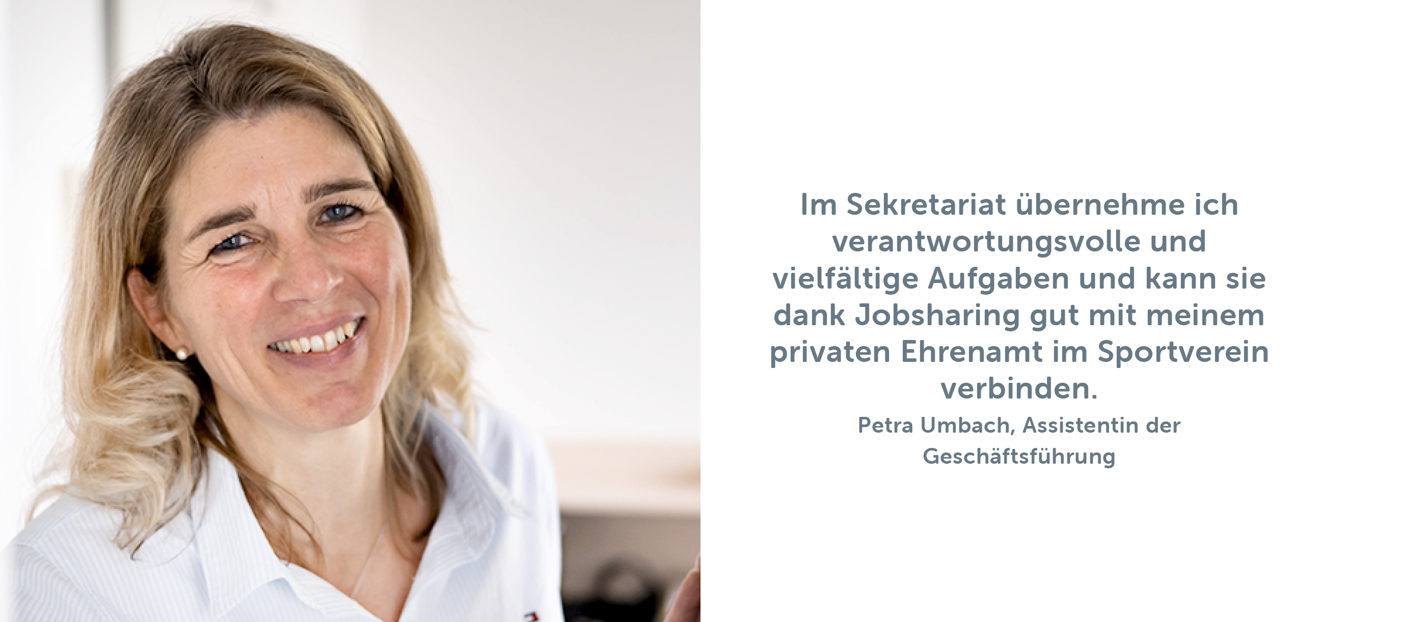 Petra Umbach, Assistentin der Geschäftsführung 